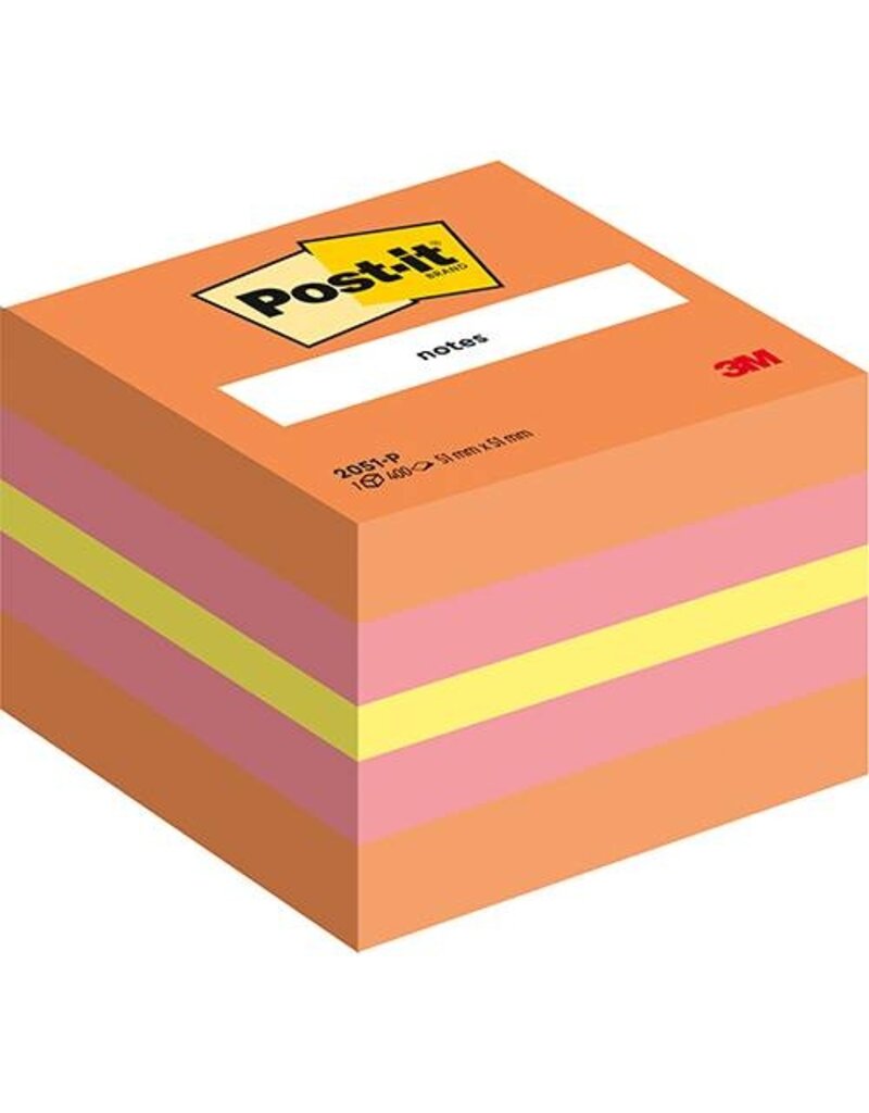 POST-IT Haftnotizblock 400BL pink POST-IT 2051-P 51x51mm