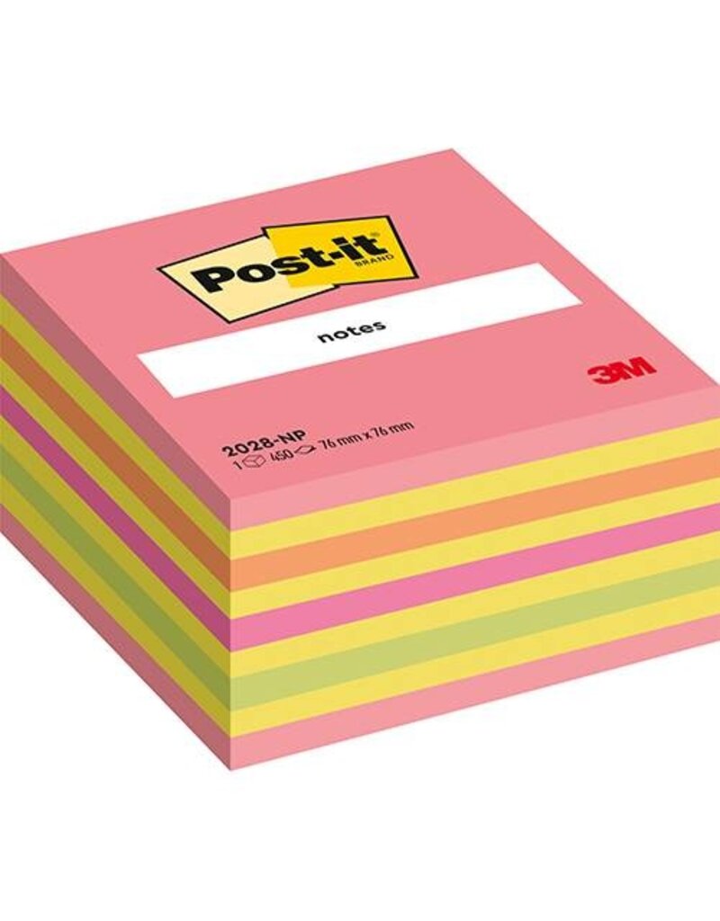 POST-IT Haftnotizblock 450BL pink POST-IT 2028-NP 76x76mm
