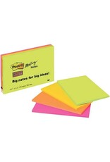 POST-IT Haftnotizblock 4x45BL neon POST-IT 6445-4SSP 152x101mm