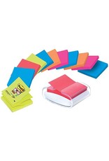 POST-IT Haftnotizblock Dispenser Z-Notes +12BL POST-IT FV-078009670 / PRO-W-12SS-COL PR