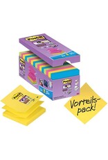 POST-IT Haftnotizblock Z-Notes 14+2ST färbig POST-IT R330-SS-VP16-EU 76x76mm