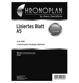 CHRONOPLAN Notizblatt liniert A5 50BL CHRONOPLAN 50305