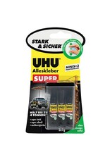 UHU Alleskleber Super&Stark UHU 44305 3x1g Super