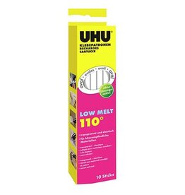 UHU Klebepatrone 10ST 125g transp. UHU 48620 Low Melt