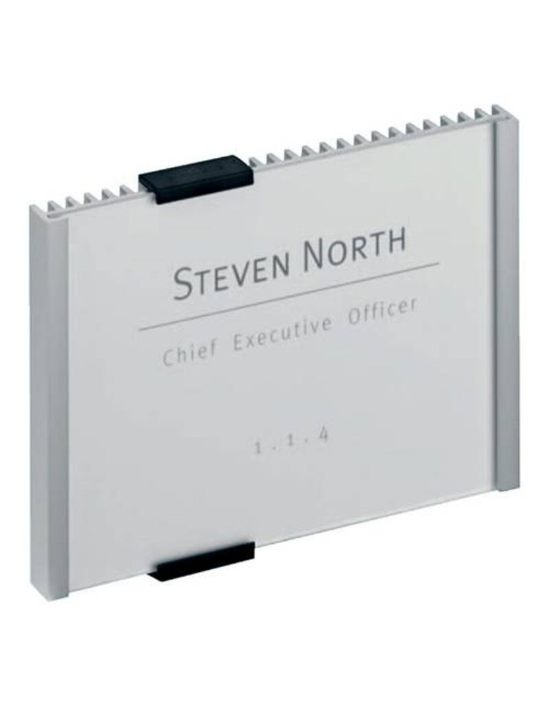 DURABLE Türschild 149x105,5mm A6quer Alu silber DURABLE 4801 23 INFO SIGN
