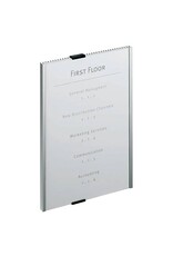 DURABLE Türschild 210x297mm A4 Alu met.silber DURABLE 4806 23 INFO SIGN