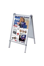 FRANKEN Plakatständer für A1 silber FRANKEN BS1309 OutdoorPro