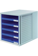HAN Schubladenbox 5Lad.offen blau/grau HAN 1401-14 Schrankset