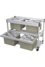 DURABLE Hängemappenwagen 100 Mappen grau DURABLE 3792 10 System File Trolley 200