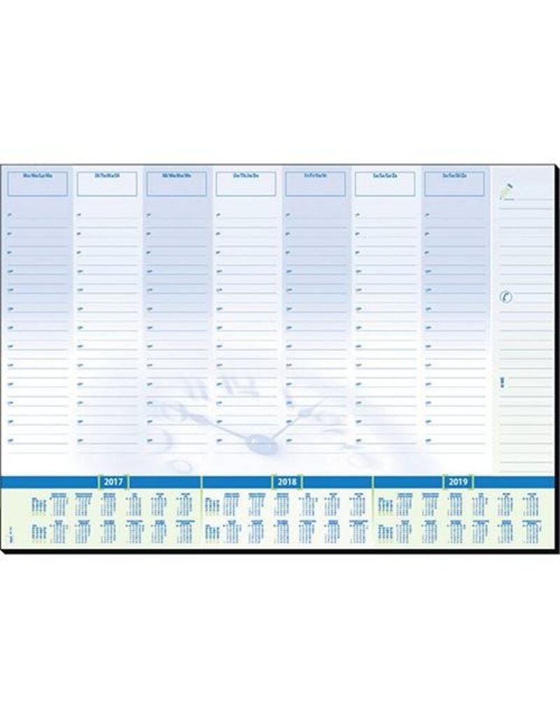 SIGEL Schreibunterlagenblock 3 Jahre/30BL SIGEL HO350 595x410mm Time/Uhr