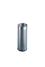 DURABLE Schirmständer 28,5L rund metallic-silber DURABLE 3350 23 Stahl