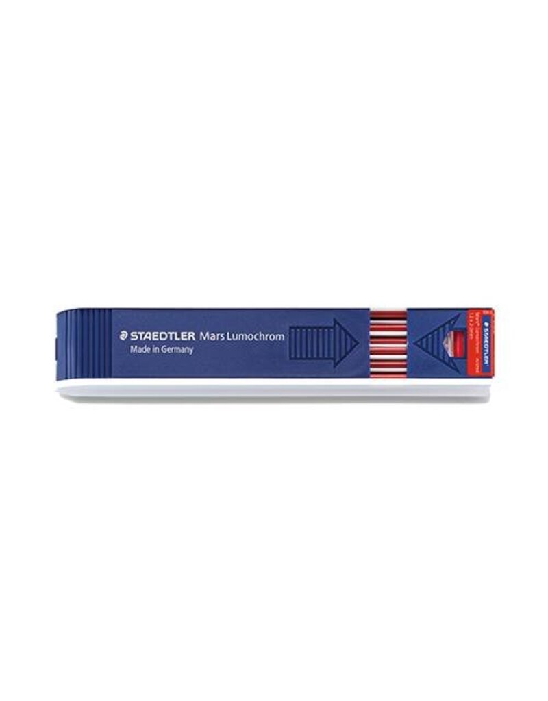 STAEDTLER Farbmine 12ST 2mm rot STAEDTLER 204-2 Lumochrom