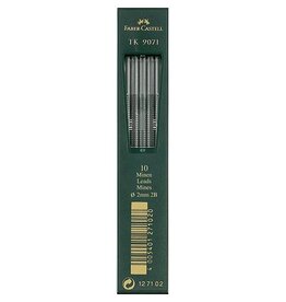 FABER CASTELL Graphitmine 10ST 2mm 2b FABER CASTELL 127102 9071 2B