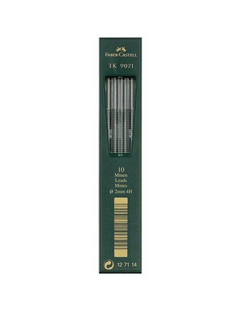 FABER CASTELL Graphitmine 10ST 2mm FABER CASTELL 127114 9071 4H