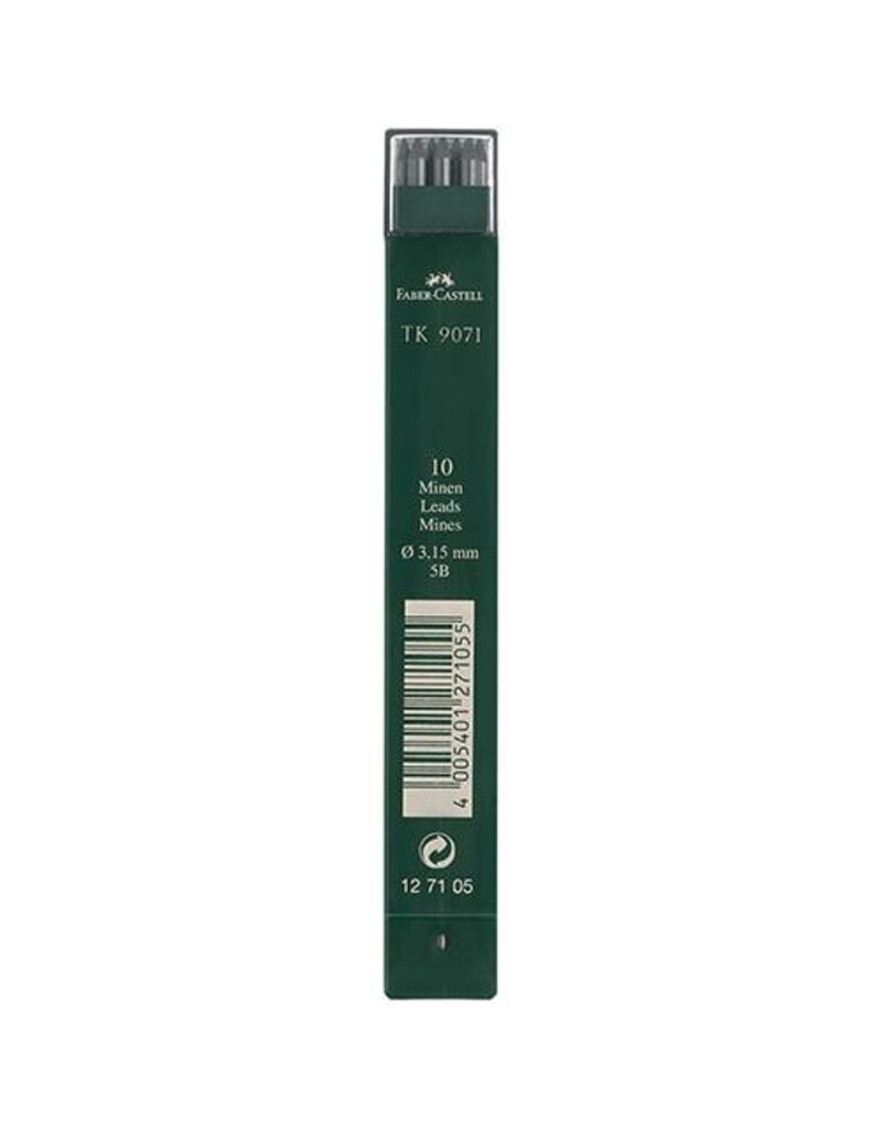 FABER CASTELL Graphitminen 10ST 3,15mm FABER CASTELL 127105 9071 5B