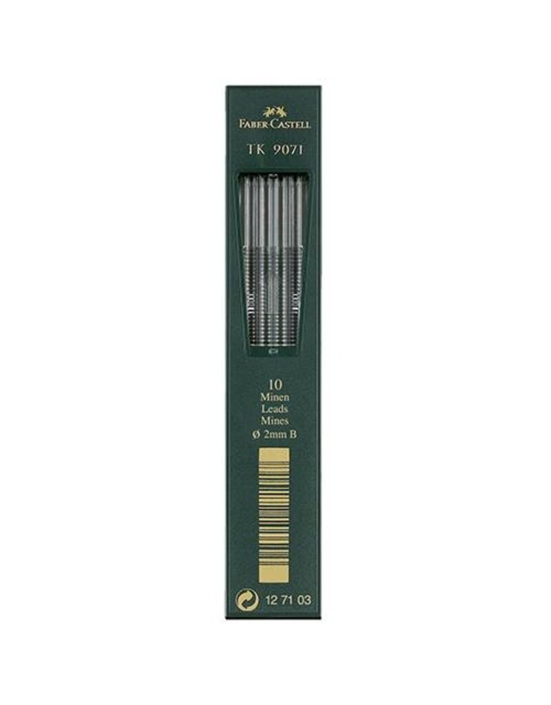 FABER CASTELL Graphitmine 10ST 2mm FABER CASTELL 127103 9071 3B