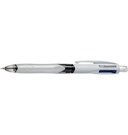 BIC Vierfarbkugelschreiber 3+1HB 0,7 mm BIC 942104 / 4 Colours grau/weiss