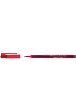 FABER CASTELL Faserschreiber 0,8mm rot FABER CASTELL 155421 BROADPEN