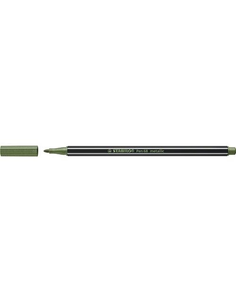 STABILO Faserschreiber Pen 68 metallic hellgrün STABILO 68/843