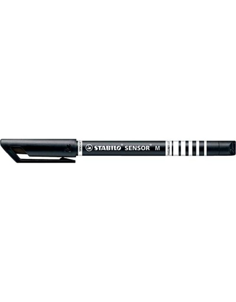 STABILO Fineliner Sensor M=0,7mm schwarz STABILO 187/46