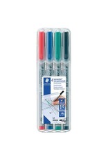 STAEDTLER Overheadstift M 4ST wasserl STAEDTLER 315 WP4 Lumocolor