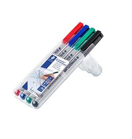 STAEDTLER Overheadstift SF 4ST wasserl STAEDTLER 311 WP4 Lumocolor