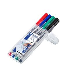 STAEDTLER Overheadstift B 4ST wasserl STAEDTLER 312 WP4 Lumocolor