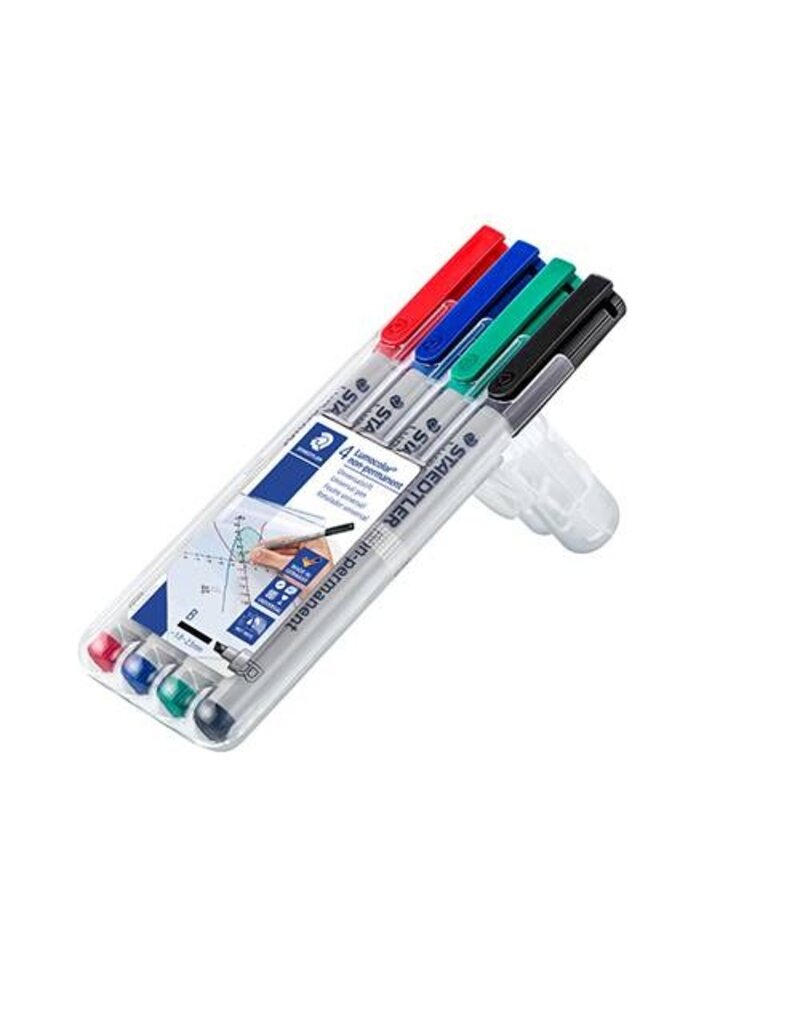 STAEDTLER Overheadstift B 4ST wasserl STAEDTLER 312 WP4 Lumocolor