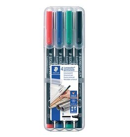 STAEDTLER Overheadstift B 4ST perman. STAEDTLER 314 WP4 Lumocolor