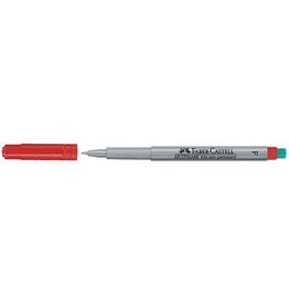 FABER CASTELL Overheadstift WV rot FABER CASTELL 151421 F