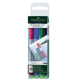 FABER CASTELL Overheadstift 4ST WV sort. FABER CASTELL 152404 SF