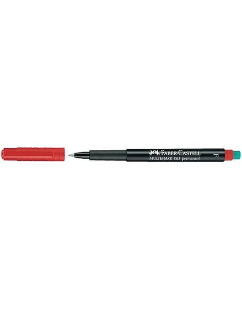 FABER CASTELL Overheadstift WF rot FABER CASTELL 151321 F