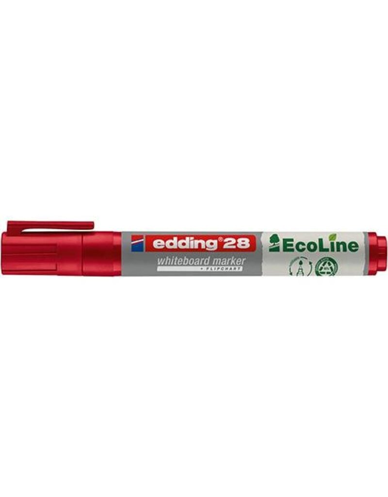 EDDING Whiteboardmarker EcoLine rot EDDING 28-002 Rundspitze