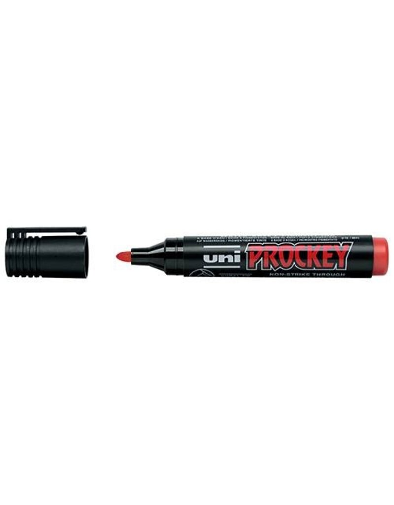 UNI-BALL Permanentmarker 1,5-3mm rot UNI-BALL 159121 Prockey