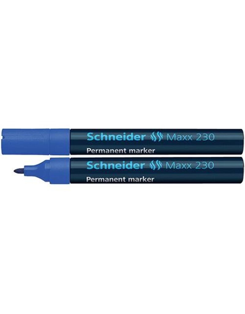 SCHNEIDER Permanentmarker 230 blau SCHNEIDER SN123003   M