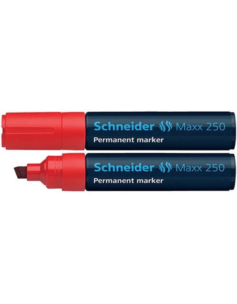 SCHNEIDER Permanentmarker 250 rot SCHNEIDER SN125002
