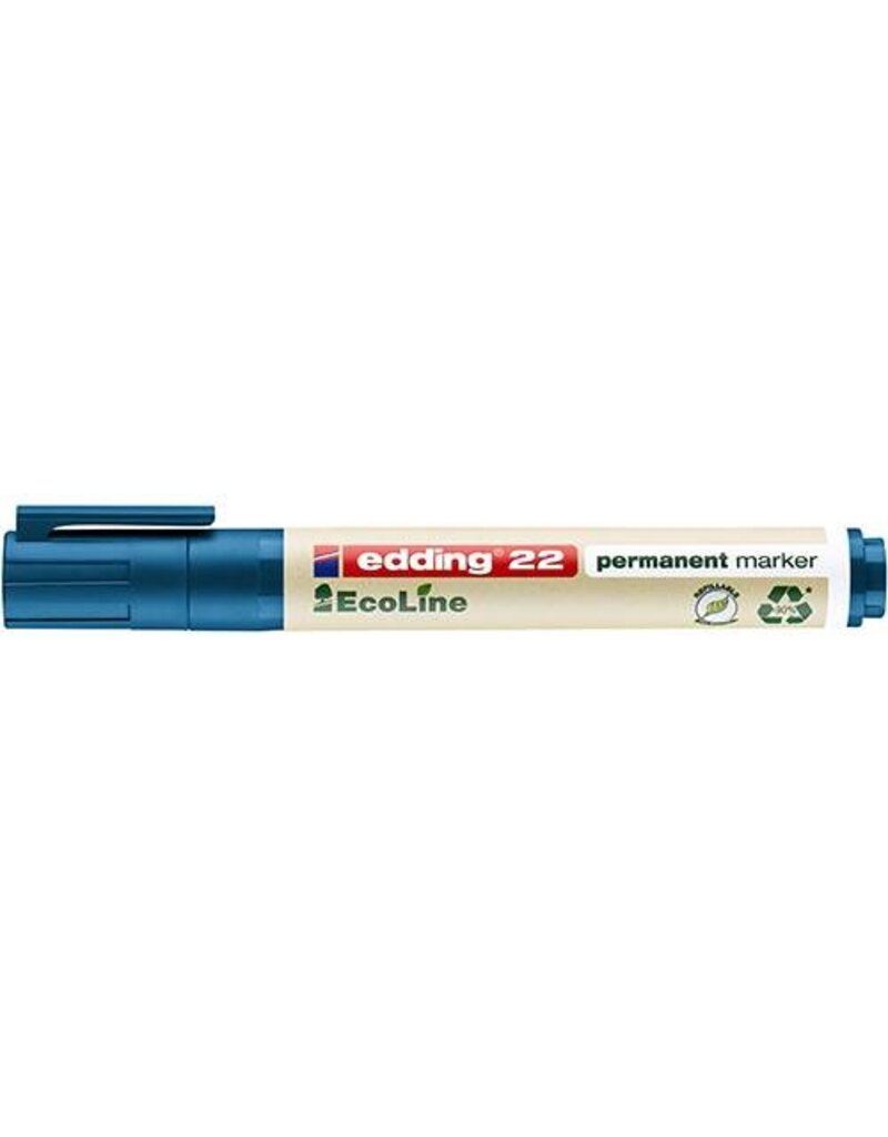 EDDING Permanentmarker EcoLine blau EDDING 22-003