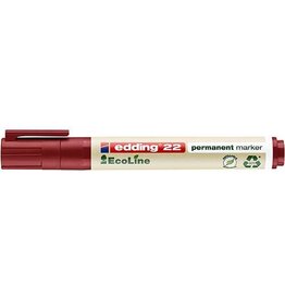 EDDING Permanentmarker EcoLine rot EDDING 22-002