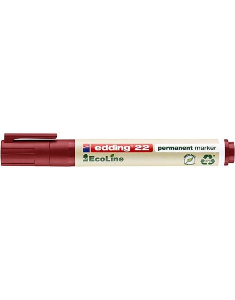 EDDING Permanentmarker EcoLine rot EDDING 22-002