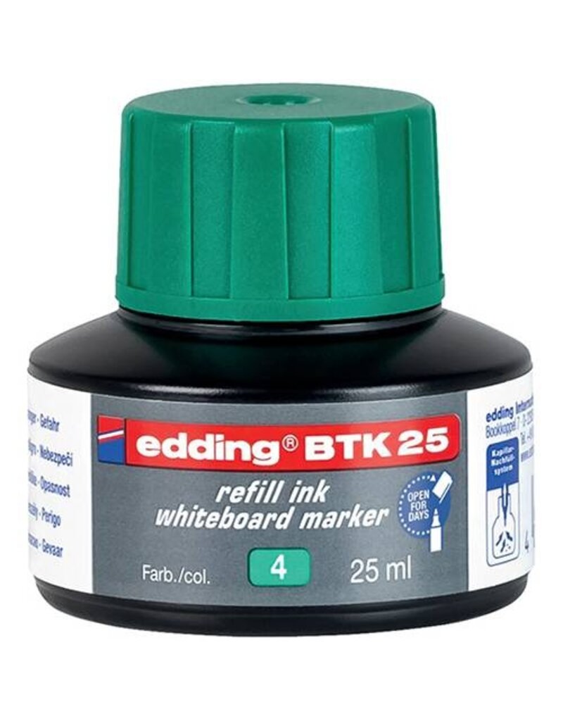 EDDING Nachfüllflasche  grün EDDING BTK25-004