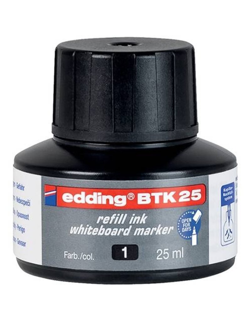 EDDING Nachfüllflasche  schwarz EDDING BTK25-001