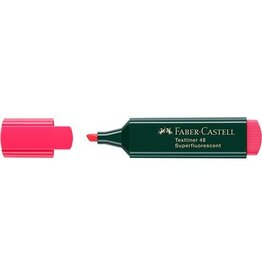 FABER CASTELL Textmarker  rot FABER CASTELL 154821 48-21