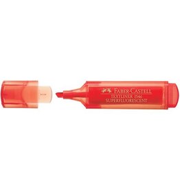 FABER CASTELL Textmarker Superfluo rot FABER CASTELL 154621