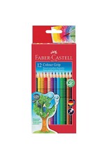 FABER CASTELL Farbstiftetui 12ST Colour Grip FABER CASTELL 112412 Kartonetui