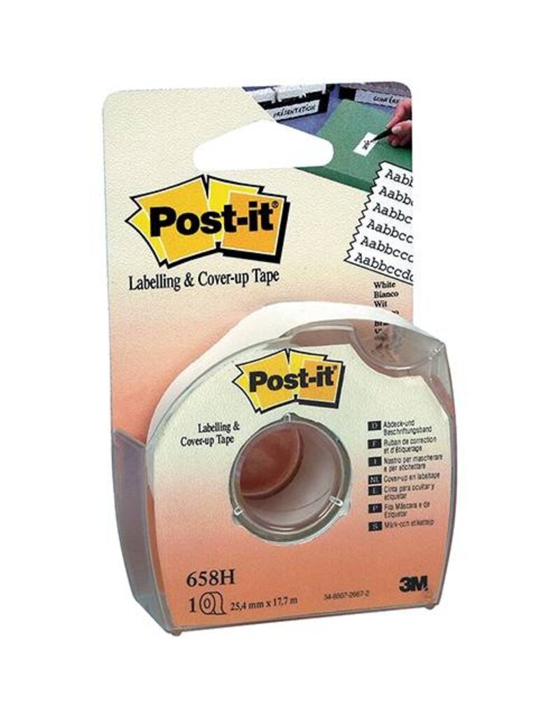 POST-IT Korrekturband +Abroller weiß POST-IT 658H 25mm x17,7m