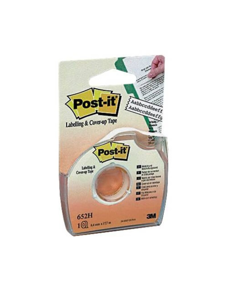 POST-IT Korrekturband +Abroller weiß POST-IT 652H 8mm x17,7m