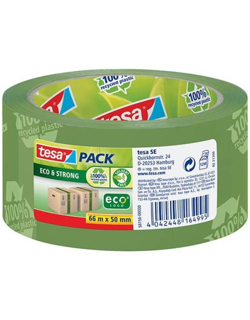 TESA Verpackungsband Eco&Strong grün TESA 58156-00000-00 50mm x66m