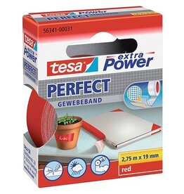 TESA Gewebeband Perfect rot TESA 56341-00031-03 19mmx2,75m