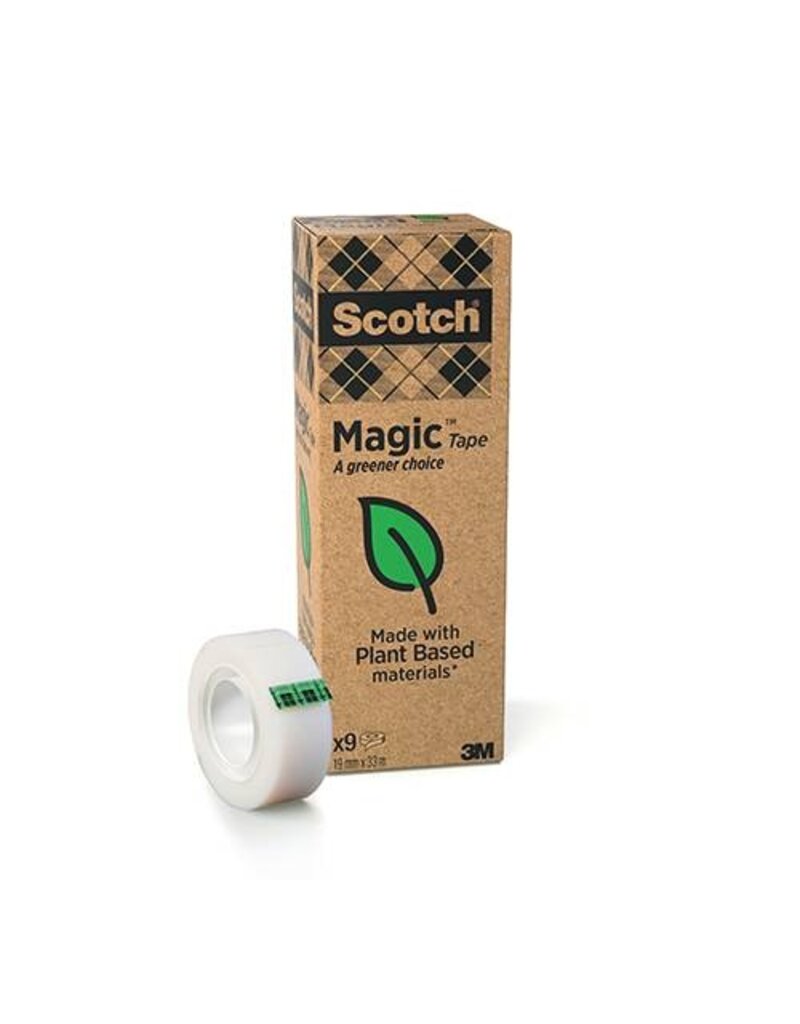 SCOTCH Klebeband 9RL Greener Choice transparent SCOTCH 9009 / 900-1933-9 19mm x 33m