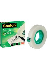 SCOTCH Klebeband unsichtbar transparent SCOTCH 810-1233R 12mm x33m